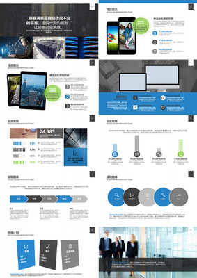 企业发展营销策略销售规划市场推广总结报告PPT模板